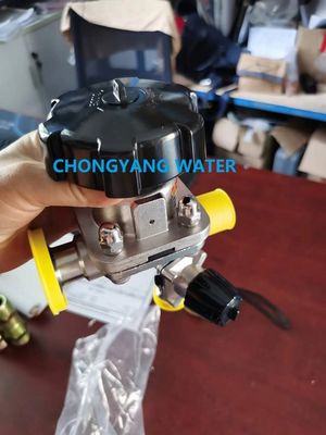 SS316L 격막 벨브 압축 공기를 넣은 나비 Vlave 물 처리 배급 및 저장