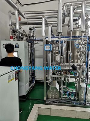 순수한 Pharma 급수 시스템 두 배 RO 약제 물 처리 과정을 살균하십시오