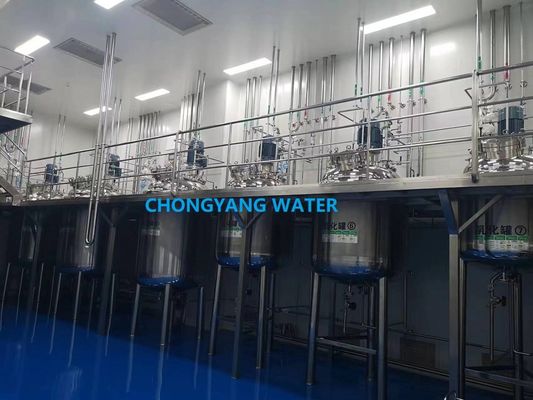 감지기를 가진 식품 산업 미끄럼에 있는 가득 차있는 자동적으로 CIP 체계 Cip