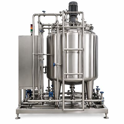 GMP 솔루션 준비 시스템 1000L (SS316L 혼합 탱크 포함, 자동 PLC 제어, CIP 준비 완료)